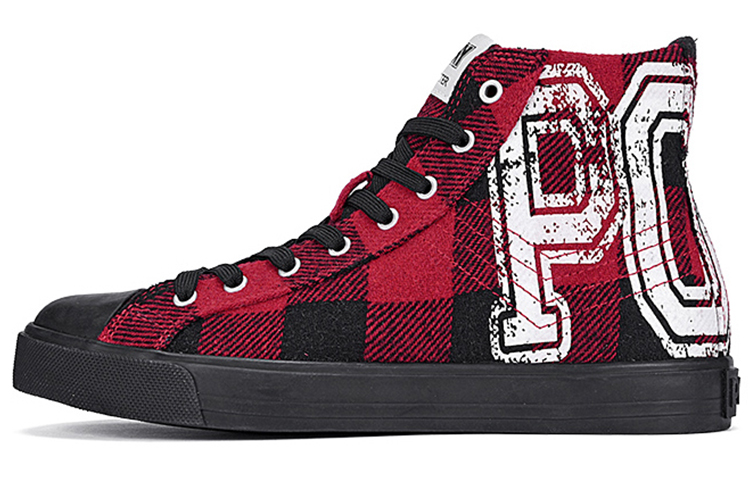 PONY Shooter High 'Black Red Plaid'