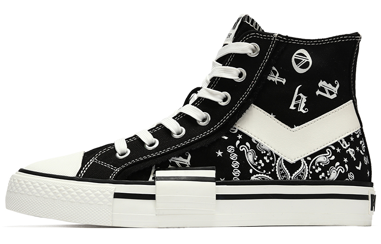 Buy PONY Shooter High 'Blanco Negro' 21M1SH01BK