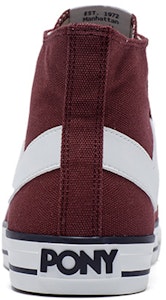 Pony 射手 高筒時尚帆布鞋 紅酒色 Purchase Pony 射手 高筒時尚帆布鞋 紅酒色