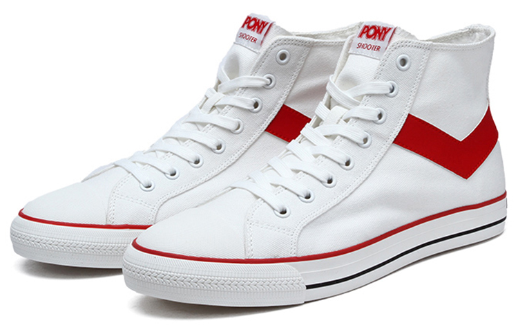 Lookbook PONY Shooter High ''Canvas Rouge Blanc'' 91M1SH01RD