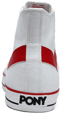 PONY Shooter High ''Canvas Rouge Blanc'' 91M1SH01RD Purchase PONY Shooter High ''Canvas Rouge Blanc'' 91M1SH01RD