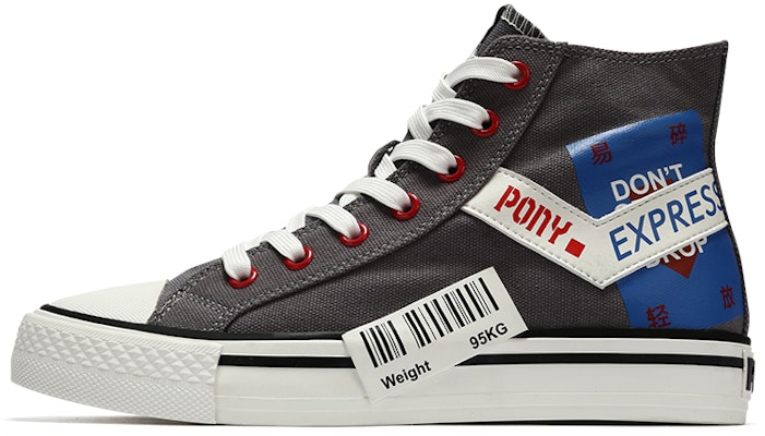 PONY Shooter High 'Street Grey White' 22U1SH25IG Buy PONY Shooter High 'Street Grey White' 22U1SH25IG