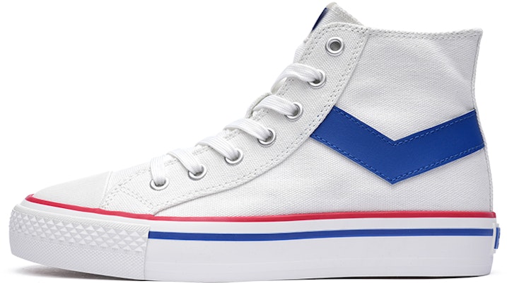 PONY Shooter High 'White Blue' 242U1SH04BL Buy PONY Shooter High 'White Blue' 242U1SH04BL