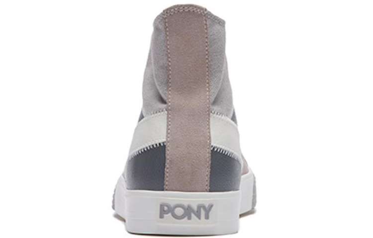 PONY Shooter High Canvas Shoes Grey 圖 4