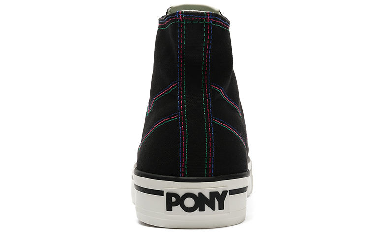 PONY Shooter High Top Canvas 'Black White' 圖 4