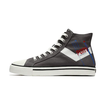 PONY Shooter High-Top Canvas 'Grey White'