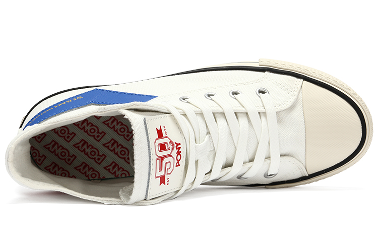 PONY Shooter High Top Canvas 'White Blue Mandarin Duck' 圖 3