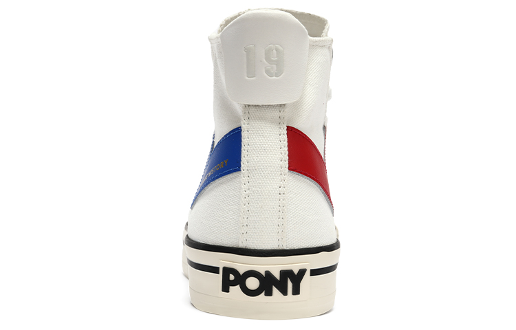 PONY Shooter High Top Canvas 'White Blue Mandarin Duck' 圖 4
