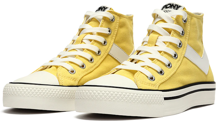 PONY Shooter Hoge Canvas Schoenen ''Geel'' 21M1SH02YW Lookbook PONY Shooter Hoge Canvas Schoenen ''Geel'' 21M1SH02YW