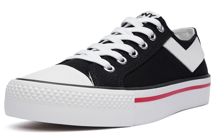 Order PONY Shooter 经典款 舒適軟彈 低幫 帆布鞋 男女同款 黑色