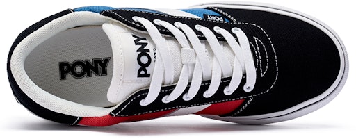 PONY Skate Rendah 'Hitam Biru Putih' 242U1SK03BL Lookbook PONY Skate Rendah 'Hitam Biru Putih' 242U1SK03BL