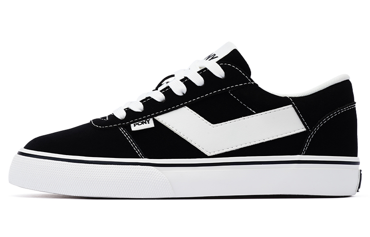PONY Skate Low 'Black Suede' 233U1SK09BK