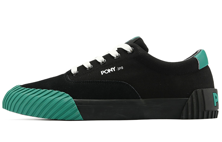 PONY Skateboard Low 'Green Patchwork' 11M1SU01BK