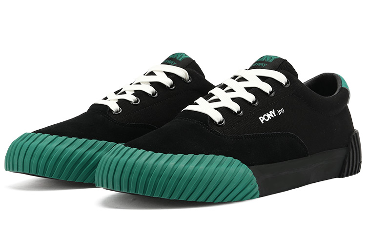 Lookbook PONY Skateboard Low ''Patchwork Verde'' 11M1SU01BK