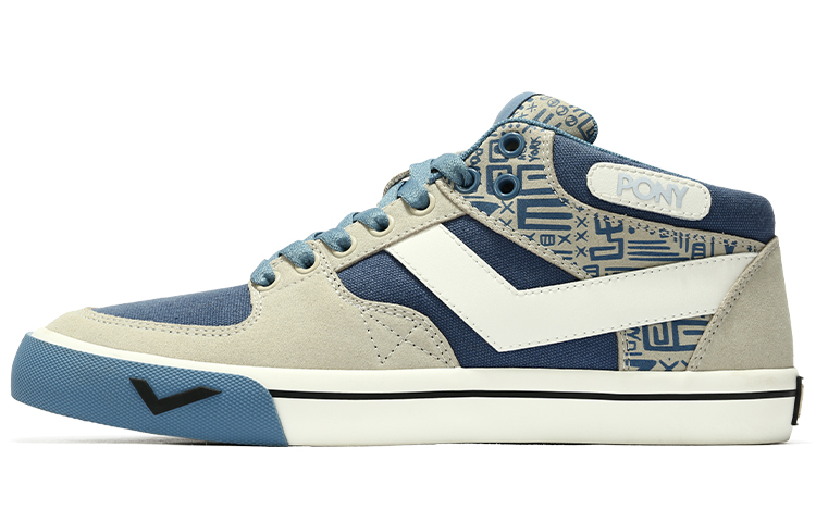 PONY Skateboard Sneaker 'Grey Blue'