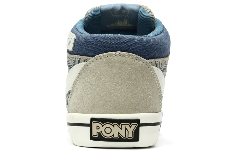 PONY Skateboard Sneaker 'Grey Blue' 圖 5