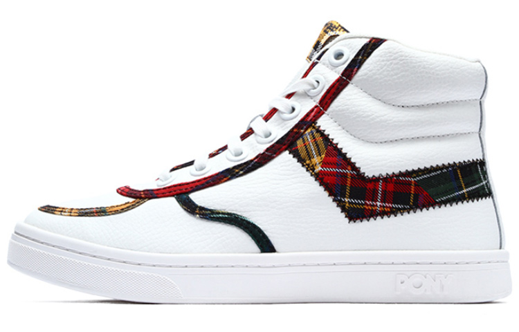 Buy PONY 经典百搭白色高帮篮球鞋 93W1SL02RW