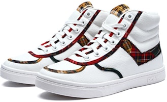 PONY 经典百搭白色高帮篮球鞋 93W1SL02RW Lookbook PONY 经典百搭白色高帮篮球鞋 93W1SL02RW