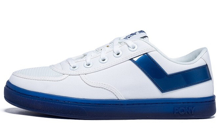 PONY Slam Dunk Low 'White Blue'