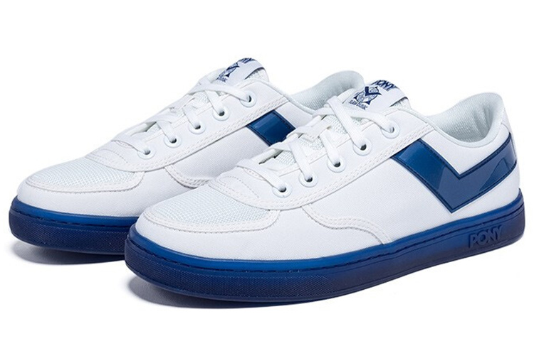 PONY Slam Dunk Low 'White Blue' 圖 2