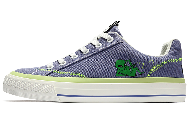 PONY Winner Low 'Alien Print Purple'