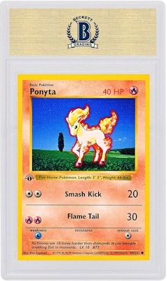 Ponyta 1999 Pokemon TCG Base Set 1st Edition #60/102 Order Ponyta 1999 Pokemon TCG Base Set 1st Edition #60/102