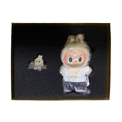 Pop Mart 14th Anniversary Labubu Vinyl Face Figure Sealed Gift Box