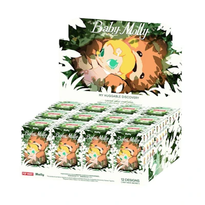 Pop Mart Baby Molly My Huggable Discovery Figures Sealed Case (12 Blind Box)