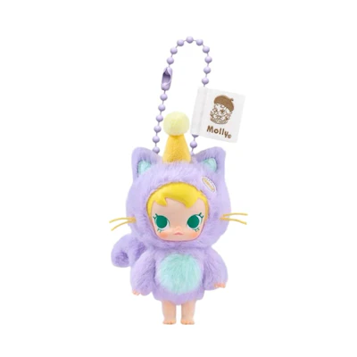 Pop Mart Baby Molly Pocket Friends Series Leave Me Alone Vinyl Plush Pendant