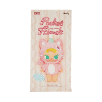 Pop Mart Baby Molly Pocket Friends Series Vinyl Plush Pendant Single Blind Box