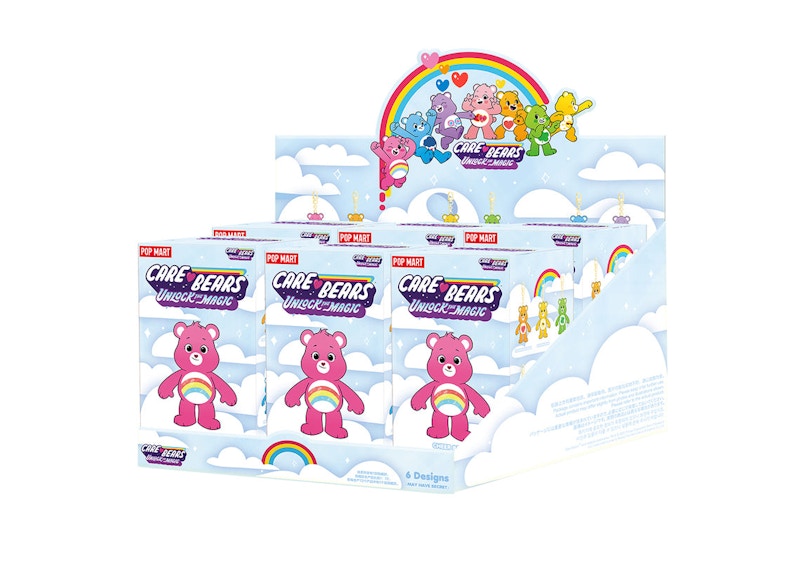 Pop Mart Care Bears Unlock the Magic Series Plush Pendant Sealed Case (6 Blind Boxes)