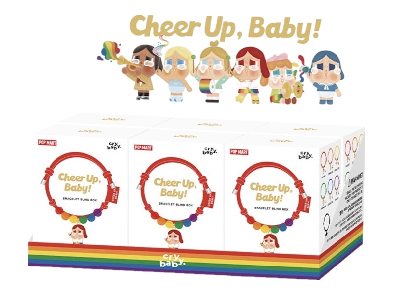 Pop Mart CRYBABY Cheer Up, Baby! Series Bracelet Sealed Case (6 Blind Box)