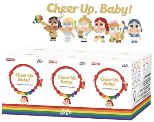 Pop Mart CRYBABY ¡Anímate, bebé! Serie Pulsera Caja Sellada (6 Cajas Sorpresa) Buy Pop Mart CRYBABY ¡Anímate, bebé! Serie Pulsera Caja Sellada (6 Cajas Sorpresa)