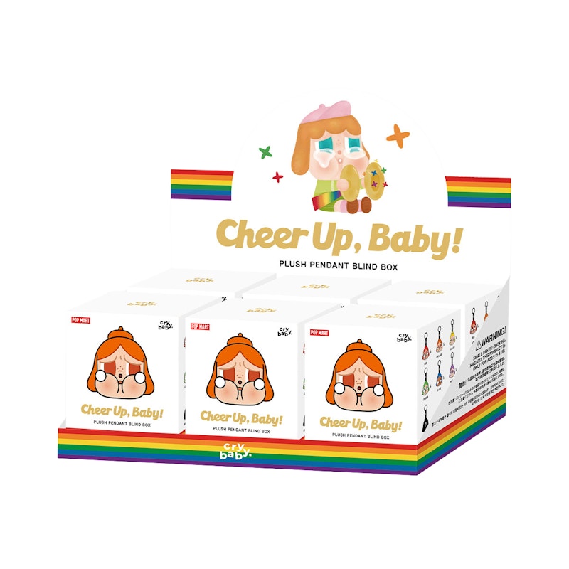 Buy Pop Mart CRYBABY CHEER UP, BABY! シリーズ ぬいぐるみ ペンダント 6個入りシールドケース