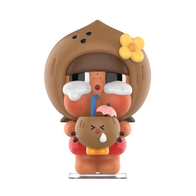 Pop Mart CRYBABY Coconut Figure Brown