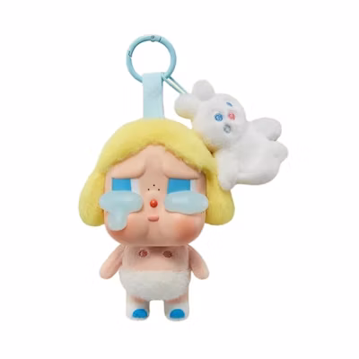Pop Mart CryBaby Crying Again Baby Blonde (Super Secret Edition) Vinyl Face Plush