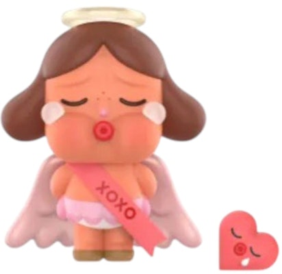 Pop Mart CryBaby Crying For Love Series Kiss Kiss-Angel Version Figure Buy Pop Mart CryBaby Crying For Love Series Kiss Kiss-Angel Version Figure