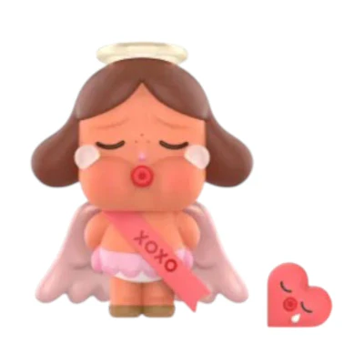 Pop Mart CryBaby Crying For Love Kiss Kiss-Angel Version Figure