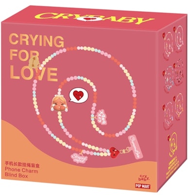 Pop Mart CryBaby Crying For Love Series Phone Charm Single Blind Box Buy Pop Mart CryBaby Crying For Love Series Phone Charm Single Blind Box