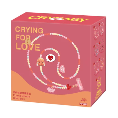 Pop Mart CryBaby Crying For Love Phone Charm Single Blind Box