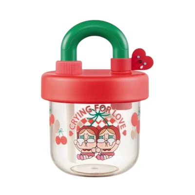 Pop Mart Crybaby Crying For Love Series Straw Cup