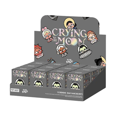 Pop Mart CRYBABY Crying to the Moon Sitting Series Figures Sealed Case (12 Blind Box)