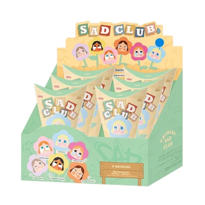 Pop Mart CRYBABY Sad Club Series Plush Flower Sealed Case (6 Blind Box)