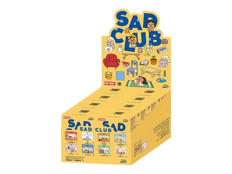 Pop Mart CRYBABY Sad Club Series Scene Figure Sets Sealed Case (8 Blind Box)