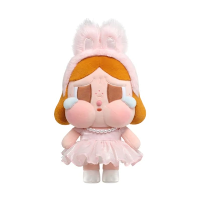 Pop Mart CRYBABY SHINY SHINY Series Plush Doll Pink