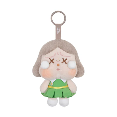 Pop Mart CRYBABY Sunset Concert Plush Pendant Dim Green