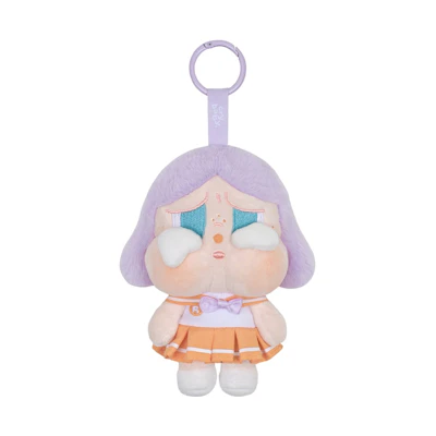 Pop Mart CRYBABY Sunset Concert Plush Pendant Bright Orange