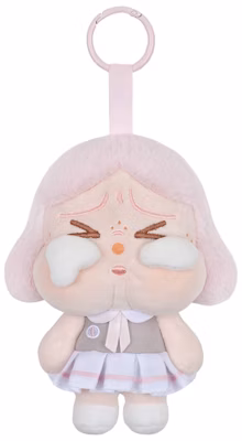 Pop Mart CRYBABY Sunset Concert Series Plush Pendant Pink Grey Buy Pop Mart CRYBABY Sunset Concert Series Plush Pendant Pink Grey