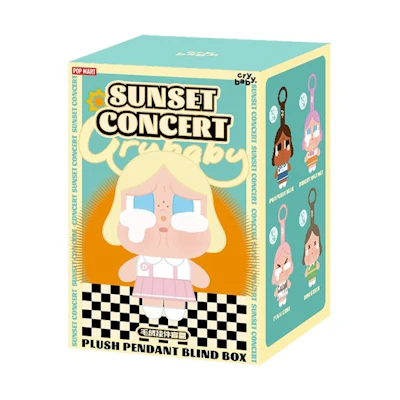 Pop Mart CryBaby Sunset Concert Plush Pendant Blind Box