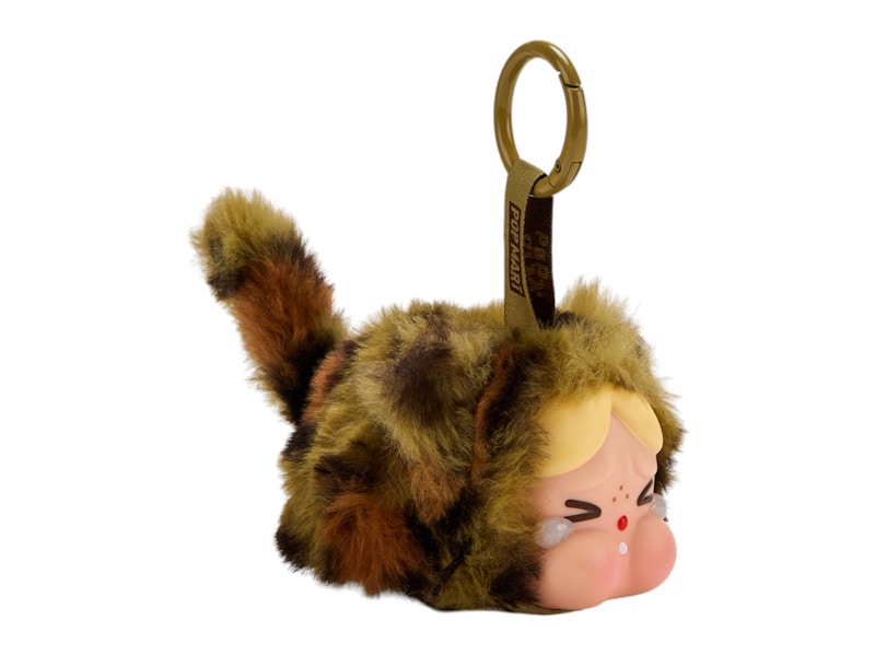Order 泡泡玛特Crybaby野性可爱系列迷彩萌娃乙烯绒毛吊饰